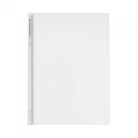 Munhwa Square-Rail Clear Holder F490B-7 | A4 Size | 10 Sheets per Pack | Diagonal Embossed Cover | Professional Slide Bar File | Made in Korea