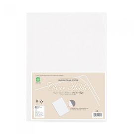 Product Title Munhwa A4 Pocket-Style Clear L-Holder F491-71 | 10 Sheets per Pack | Enhanced Security Design | High-Transparency PP | Made in Korea
