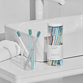 Seanghwal Gongjakso 0.18mm Ultra Fine Bristle Toothbrush 12EA * 2  Family Pack with Individual Hygiene Caps