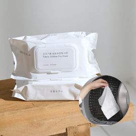 Saenghwal Gongjakso Dryer Sheets Lavender Scent 80 Sheets x 2 Pack Anti-Static Fabric Softener Sheets _ Made in Korea