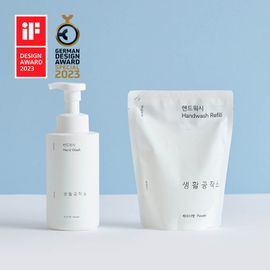 Saenghwal Gongjakso Foaming Hand Wash Value Set 500ml 2 Bottles Plus 400ml 2 Refills Antibacterial K-Beauty Clean Saenghwal Gongjakso Foaming Hand Wash Value Set 500ml 2 Bottles Plus 400ml 2 Refills Antibacterial K-Beauty Clean