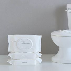 Saenghwal Gongjakso Flushable Moist Bidet Wipes Basic 60 Sheets x 10 Packs Natural Pulp Eco-Friendly _ Made in Korea Saenghwal Gongjakso Flushable Moist Bidet Wipes Basic 60 Sheets x 10 Packs Natural Pulp Eco-Friendly _ Made in Korea