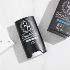RafaRophe Chitosan Sulfur Balm 20g(Black) High-Concentration Complex Sulfur and Chitosan for Intensive Skin Relief and Hydration _ Made in KOREA