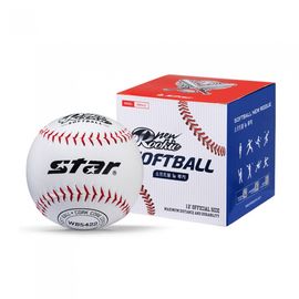 Star Sports Softball New Rookie WB5422 Professional PVC Competition Ball with Cork Core 97mm 190g Safety Softball for All Ages