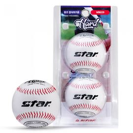 Star Sports Hard Type Baseball WB6229 2-Pack  Professional Grade Compression Cork Core Training Baseball for Catchball and Practice