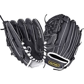 Star Sports Baseball Glove Power Play WG-5100L5-03  12.5-inch Trendy Black Hybrid Leather Glove for Right-Handed Throwers (Left Hand Wear)