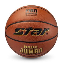 Star Sports Basketball Nava Jumbo BB337 Size 7 Premium Microfiber Polyurethane Fabric Soft Touch Technology High Durability and Sphericity
