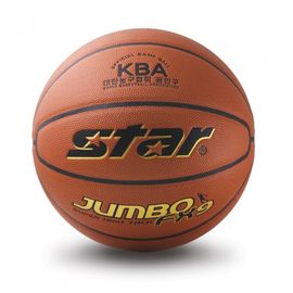 Star Sports Basketball Jumbo FX9 Size 7 BB427 KBA Official Match Ball 9-Panel Patented Design Premium Synthetic Leather for Elite Grip and Control