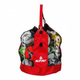 Star Sports Large Capacity Ball Carry Bag XT151-04  Heavy-Duty Oxford Mesh Sack for 15 Basketballs or 20 Soccer Balls