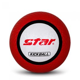 Star Sports Kickball Size 27cm CB869-04 Red High-Elasticity Safety Rubber Ball for School PE and Recreational Sports