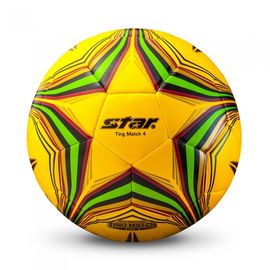 Star Sports Youth Team Match Soccer Ball No. 4 SB3134-05  Hybrid Construction Professional Youth Football for Ages 10-13