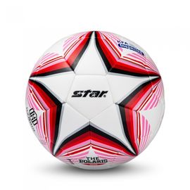 Star Sports The Polaris 1000 Soccer Ball No. 5 SB395 KFA Official Certified Hybrid Technology All-Weather Training Football (White)