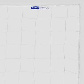 Star Sports Soccer Goal Net SN330H Official Size 7.5x2.5m Durable 3.0mm PE Mesh Replacement Net 1-Set of 2 for Professional Matches White