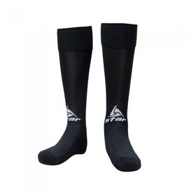 Star Sports Soccer Over-the-Calf Socks SO160S-03 Black Adult Size 26 Made in Korea Professional Athletic Fit High Elasticity