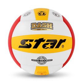 Star Sports Volleyball VB475-34  KVA Official Certified Size 5 Soft Touch Training Volleyball for Clubs and Schools
