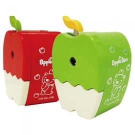 TiTi Apple Shape 5126 Portable Manual Desktop Pencil Sharpener with Ergonomic Grip and Compact Design TiTi Apple Shape 5126 Portable Manual Desktop Pencil Sharpener with Ergonomic Grip and Compact Design