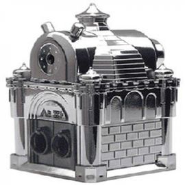 TiTi Castle Shapa KI-1600 Silver Castle Manual Pencil Sharpener with Japanese Alloy Blade and 2-Stage Adjustment TiTi Castle Shapa KI-1600 Silver Castle Manual Pencil Sharpener with Japanese Alloy Blade and 2-Stage Adjustment
