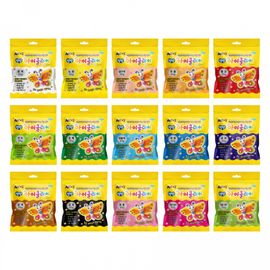 AMOS I-Clay 50g Soft Air Dry Clay for Kids DIY Art Craft School Projects Made in Korea