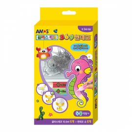 AMOS Glass Deco 369 Sun Deco Animal Making Kit DIY Stained Glass Mobile Art Set Made in Korea