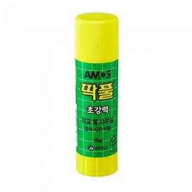 AMOS Glue Stick 35g Strong Adhesive for School Office Home Paper Photo Fabric Made in Korea