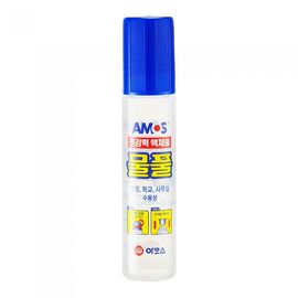 AMOS Liquid Glue 50ml Clear Adhesive for Slime Making School Office Paper Projects Made in Korea
