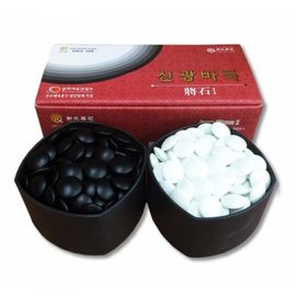 Shingwang Baduk Jangseok No.1 Premium Professional Go Stones Set 361 Pieces 22x9mm for Advanced Players Shingwang Baduk Jangseok No.1 Premium Professional Go Stones Set 361 Pieces 22x9mm for Advanced Players