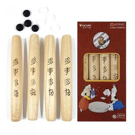 Shingwang Baduk Traditional Korean Yutnori Game Set with Ash Wood Sticks and Premium Playing Board