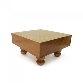 Six Brothers Authentic Agathis Wood Go Board No. 3 with Traditional Round Legs 420x450x90mm Made in Korea Six Brothers Authentic Agathis Wood Go Board No. 3 with Traditional Round Legs 420x450x90mm Made in Korea