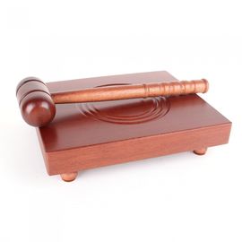 Six Brothers Premium Large Gavel Set HJNB090 Authentic Bubinga Wood Ceremony Hammer Made in Korea