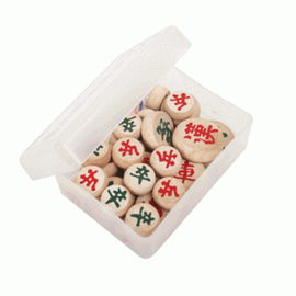 Six Brothers Premium Ash Wood Janggi Pieces Set HJJO200 Handcrafted Korean Chess Made in Korea