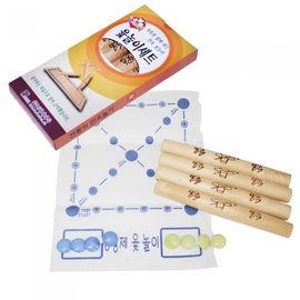 Six Brothers Authentic Korean Traditional Yut Nori Board Game Set HJWO060 Premium Acacia Wood Made in Korea