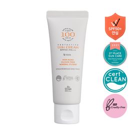 Dr.Orga 100 Sunscreen SPF50+ PA+++ Non-Nano Mineral Sunscreen for Sensitive Skin and Whole Family 50ml _ Made in Korea