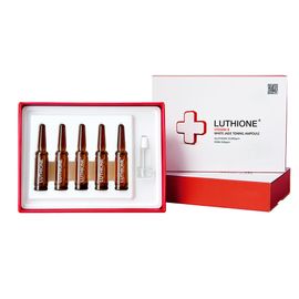 LUTHIONE Vitamin-8 White Toning Ampoule 5-Piece Set with Glutathione and PDRN for Brightening and Pore Care _ Made in Korea