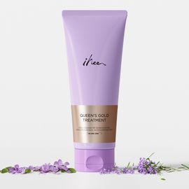 Ihee Queens Gold Treatment 210ml Nano Gold Protein CMC Hair Clinic for Damaged Luxury Shine _ made in Korea