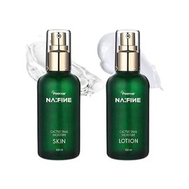 PEERNAR Chunyouncho Cactus Snail Skincare Set with Anti-Aging Skin and Lotion for Intensive Hydration and Whitening _ Made in Korea