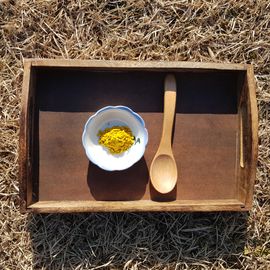 Nanda Life Pure Turmeric (Curcuma) Powder 200g 100% Korean Jindo Origin Low-Temperature Dried Natural Herb Powder _ Made in Korea