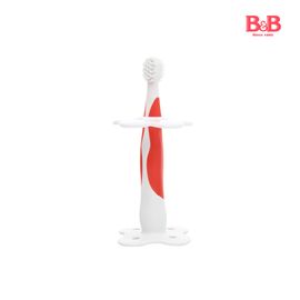 B&B Step 0 Newborn Baby Training Toothbrush Soft Silicone Gum Massager for Oral Care Development _ Made in Korea