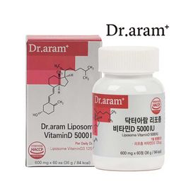 Dr. aram Liposomal Vitamin D3 5000 IU High Potency Absorption for Pregnancy and Bone Health 60 Tablets _  Made in Korea
