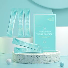 O21 White Swan Galactomyces Vitamin C Water Sleeping Mask 4ml 20ea Hydrating Night Pack _ Made in Korea