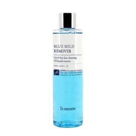 Dr.HEDISON Blue Mild Remover 250ml K-Beauty Lip & Eye Botanical Cleansing Oil Water Lip and Eye Makeup Remover _ Made in Korea