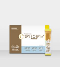 DONGKOOK Elina C Plus High Dose Vitamin C D3 Biotin Lemon Powder 100 Sticks _ Made in Korea
