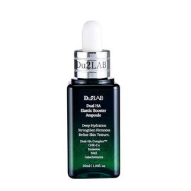 Du2LAB Dual HA Elastic Booster Ampoule 30ml Galactomyces Glutathione Coenzyme Q10 Exosome Skin Booster _ Made in KOREA