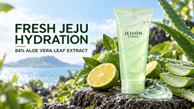 Une hydratation fraîche inspirée de Jeju avec le gel apaisant JEJUON Qterra
