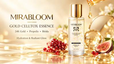 MIRABLOOM Gold Celltox Essence: Daily Care for Hydrated, Radiant-Looking Skin