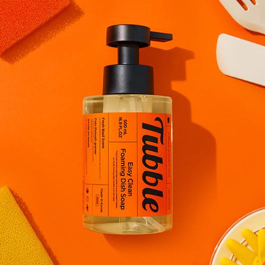 TUBBLE Easy Clean Foaming Dishwashing Liquid 500ml × 1 _ One-Touch Micro Foam for Lighter, More Effective Dishwashing · Made in Korea