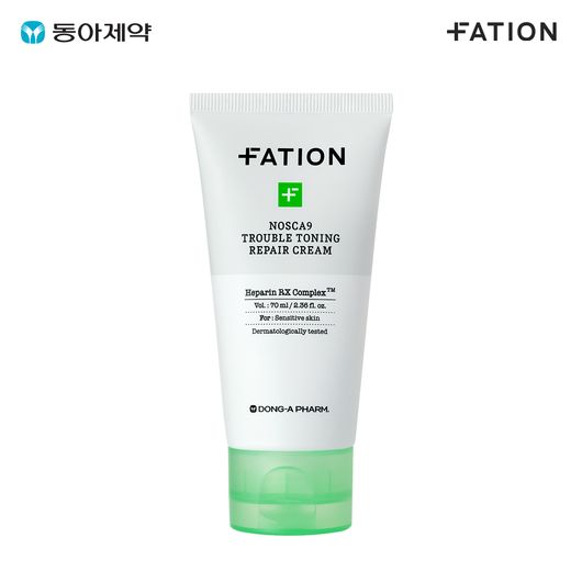 FATION NOSCA9 Trouble Blemish Repair Cream 70ml Exosome Heparin RX Night Time Hyperpigmentation Care _ Made in KOREA