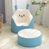 [Lieto_Baby] Lieto Character  Baby Sofa, Blue, Single_ Baby Furniture, Kids Chair, Toddler Couch, Non-Toxic Material _ Made in KOREA