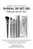 [FLALIA] SI:REAL Makeup Brush Set 5 pieces (B)_ Made in KOREA