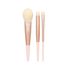 [FLALIA] Rose Latte Makeup Brush Set 3 Pieces _ Made in KOREA