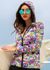 [69SLAM] Matryoshka Feminino, Com Capuz Zip-Up, Rash Guard, Loose Fit, Desgaste De Verão, Desgaste De Praia, Surfista